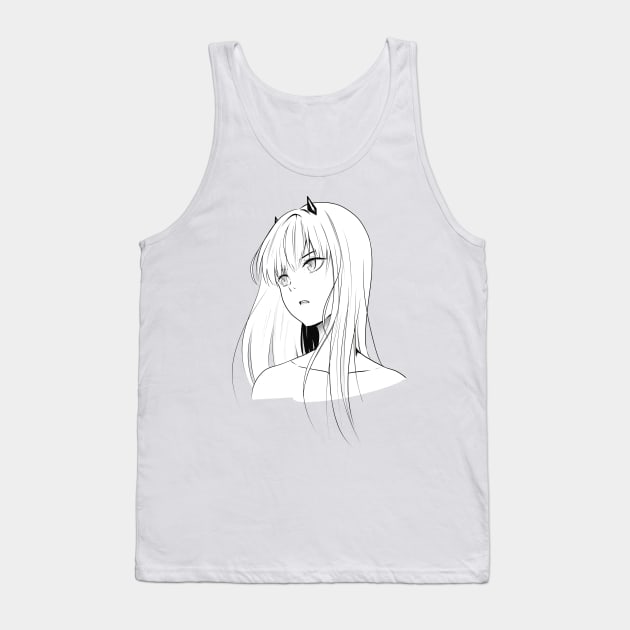 ZERO TWO Manga, darling in the franx manga Tank Top by AmyMeou